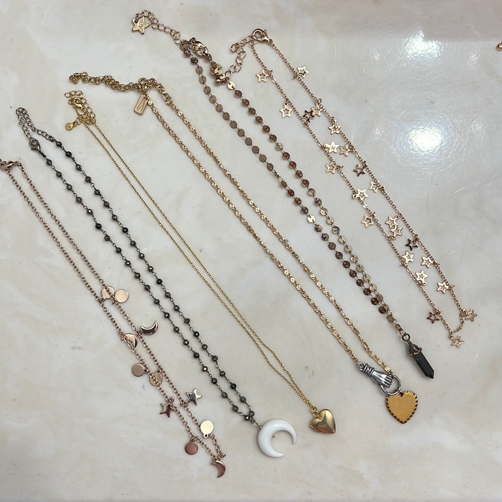Necklaces 6pcs
